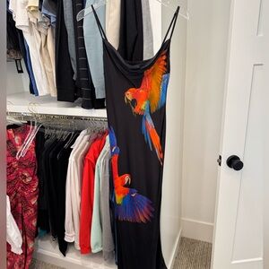 Desigual Black Dress with Vibrant Design